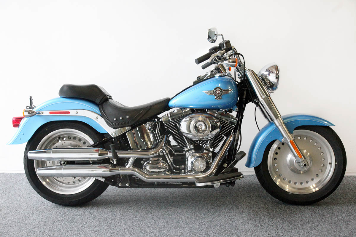 Used Harley Davidson Fat Boy Blue Iron Motorcycles Sydney